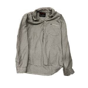 Classic Brand Black Cream Checkered Flannel Mens XL